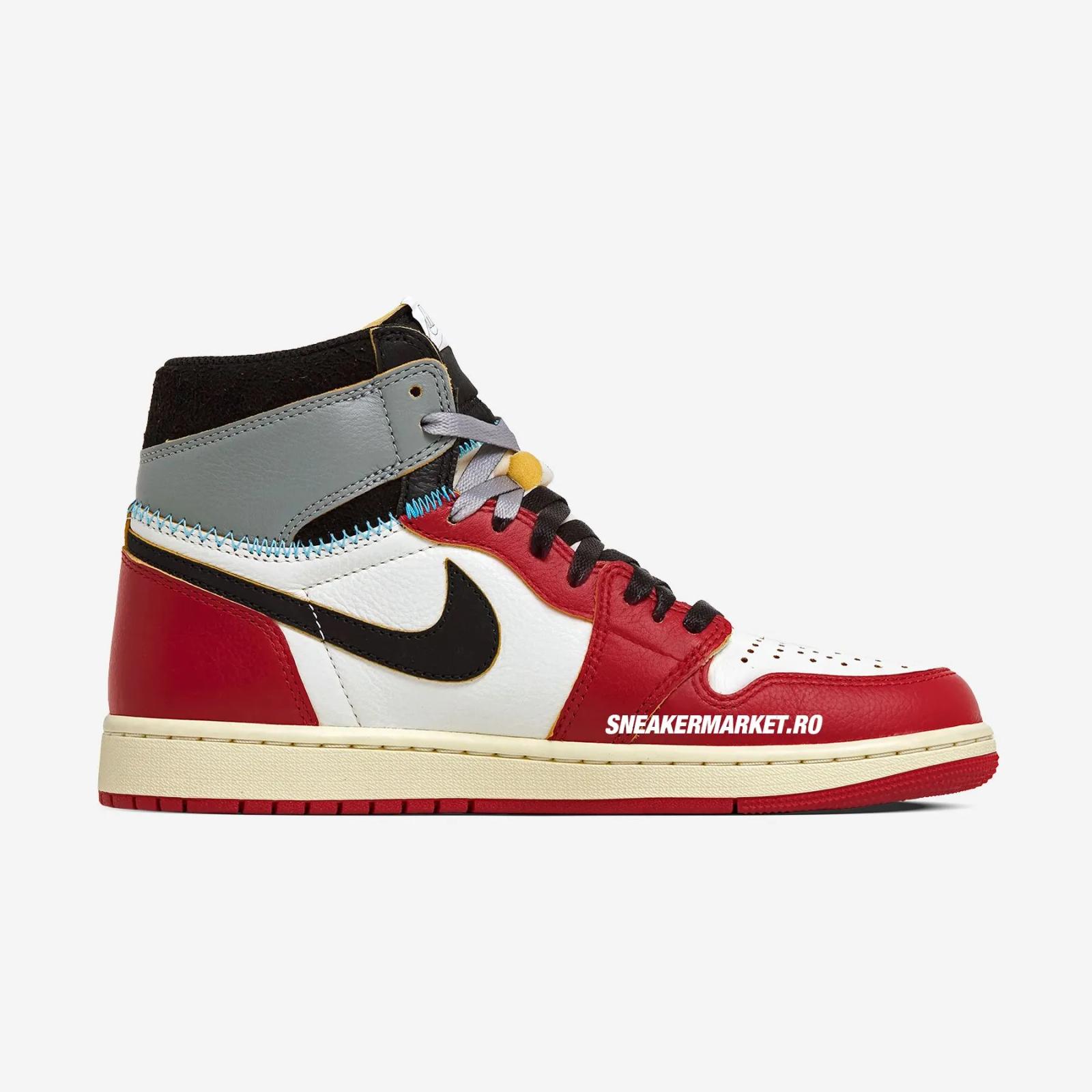 Union x Air Jordan 1 Retro High OG SP GH Varsity Red HV8563-600