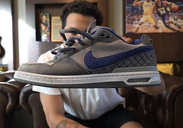 Paul Rodriguez x Nike SB P-Rod 1 Dodgers "Flint Grey" Flint Grey/Deep Royal Blue/Flint Grey/Medium Grey/White