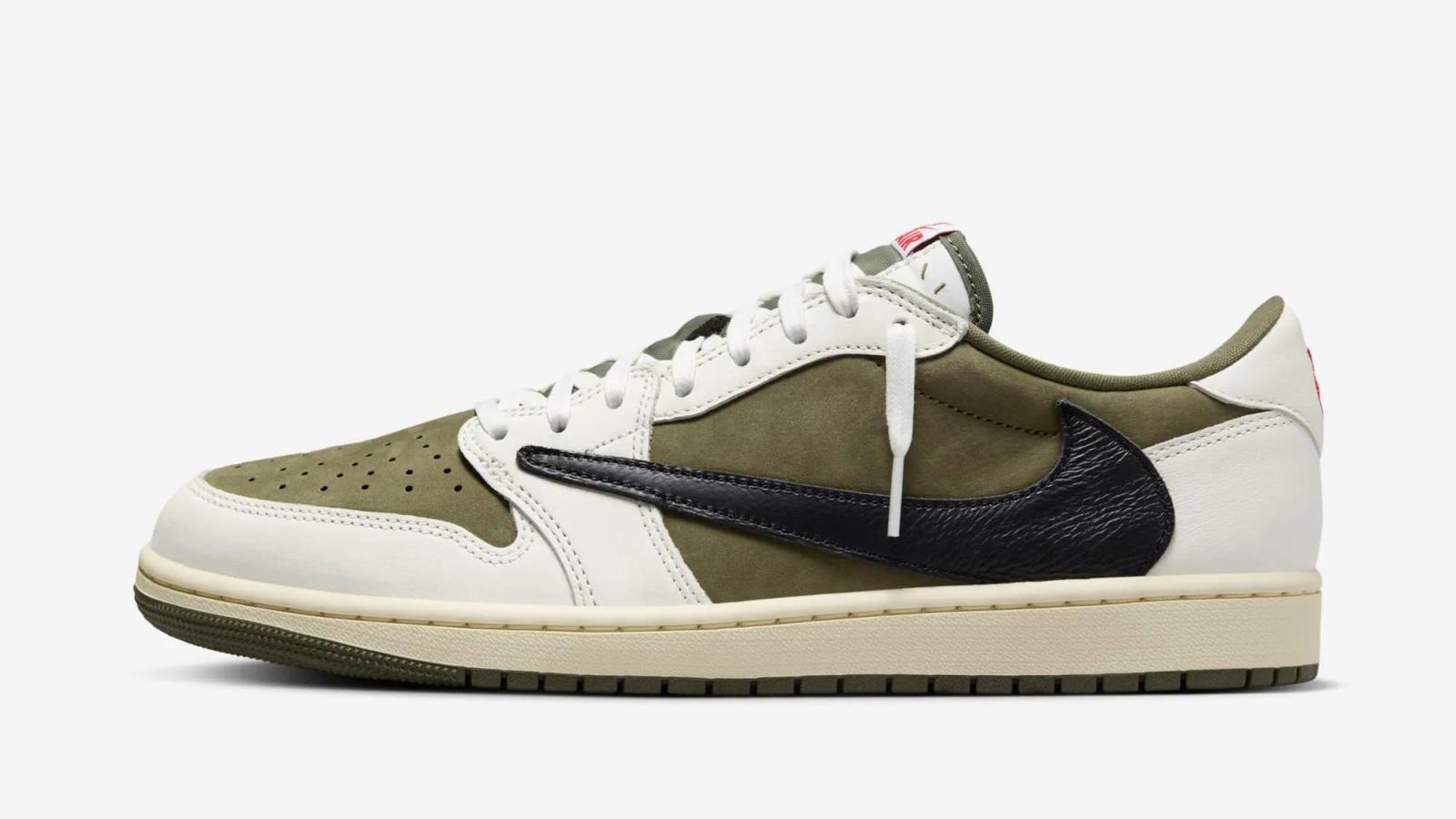 Travis Scott x Air Jordan 1 Low OG “Medium Olive”