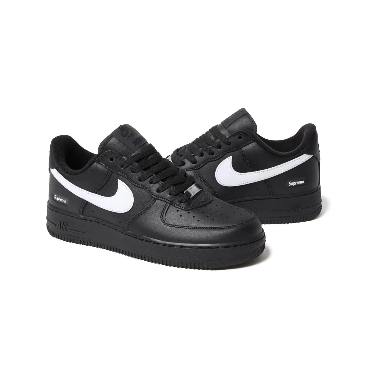 Supreme Nike Air Force 1 Low Black White CU9225-002
