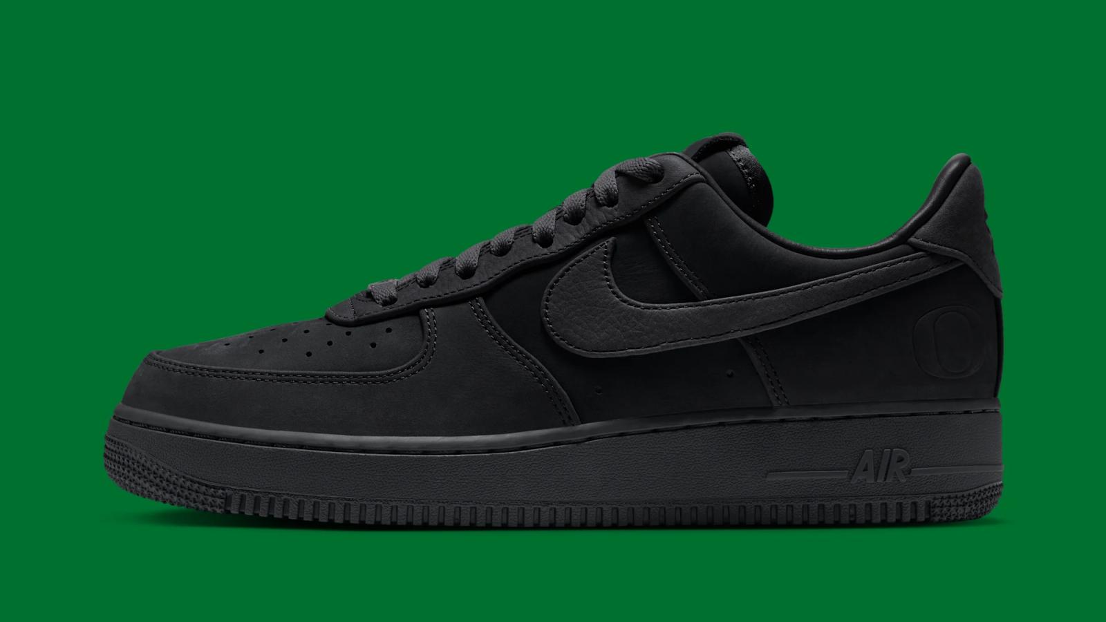 University of Oregon x Nike Air Force 1 Low "Black" drops October 26th, 2026