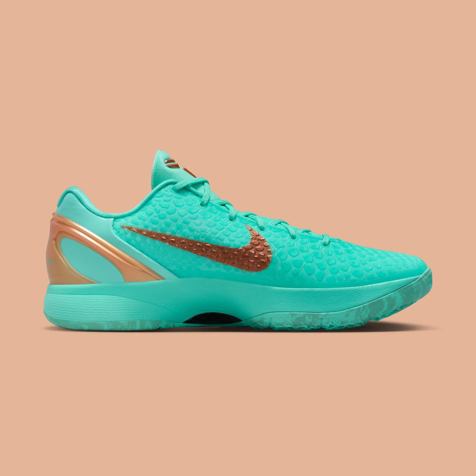 Jalen Brunson Nike Kobe 6 Protro “Hyper Turquoise” drops December 2025