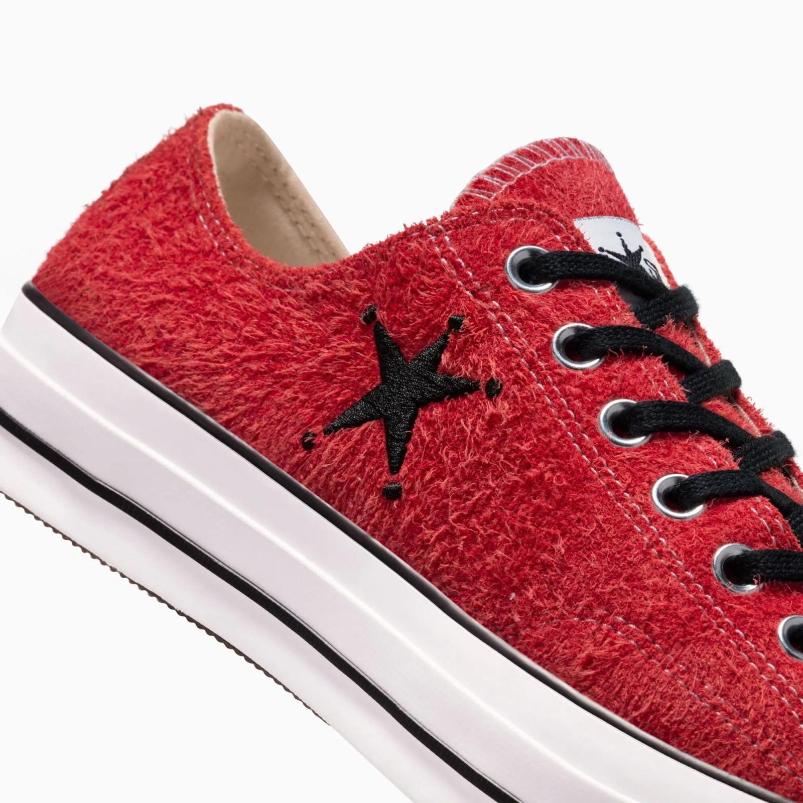 Stussy x Converse Chuck 70 Low Poppy Red A07664C