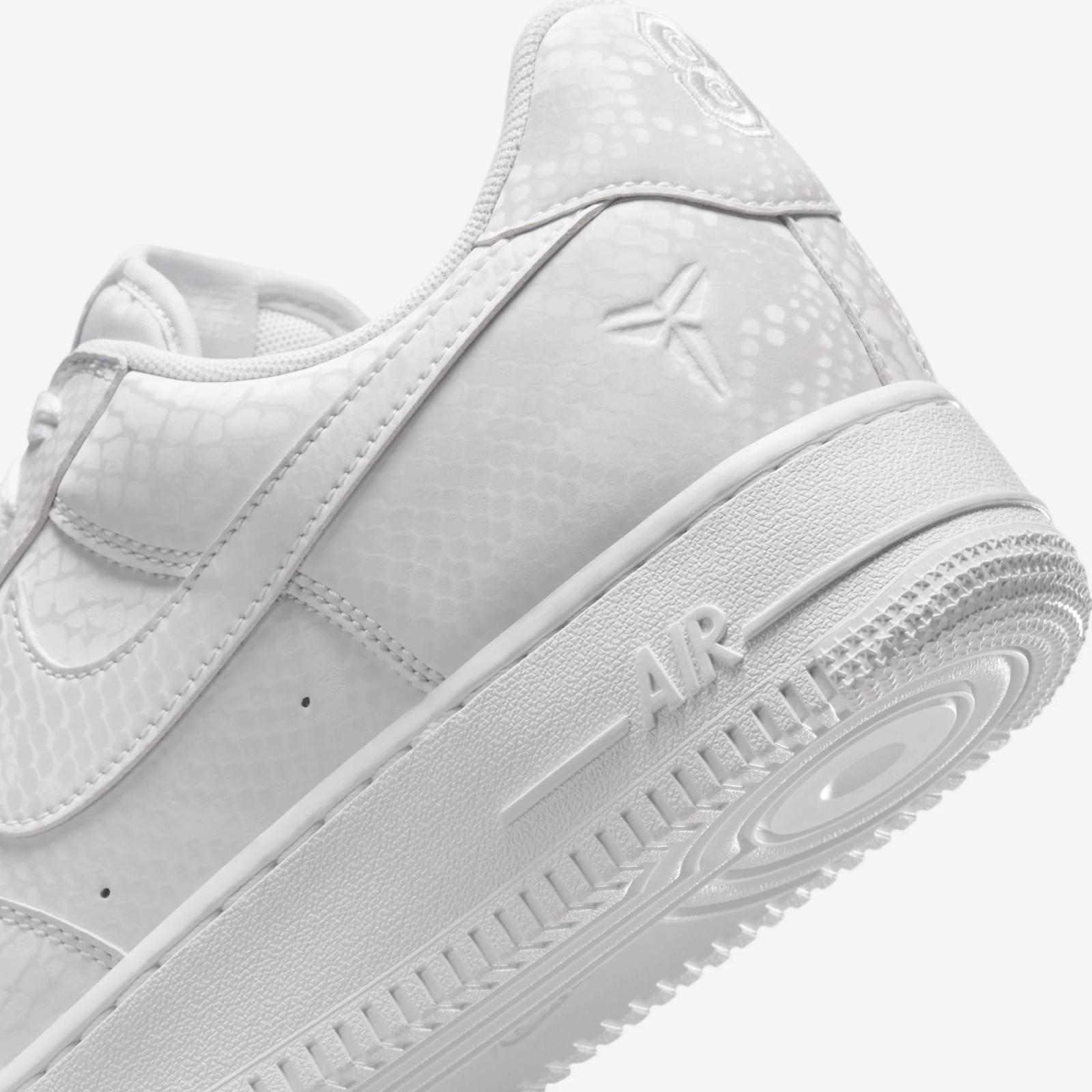 Kobe Bryant x Nike Air Force 1 Low Forever White IB0018-100 Fall 2025