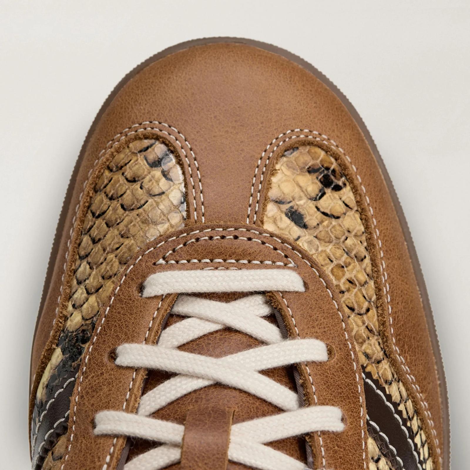 Wales Bonner x adidas Gazelle Indoor "Snakeskin" drops April 17th, 2026