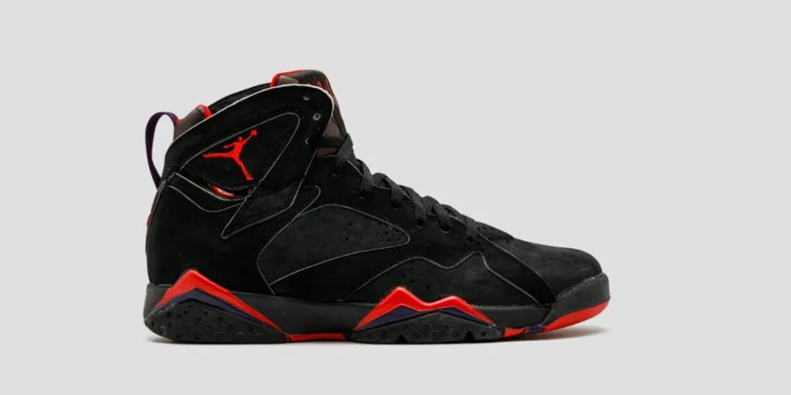 Air Jordan 7 Raptors 1992 Black Dark Charcoal True Red 130014-060