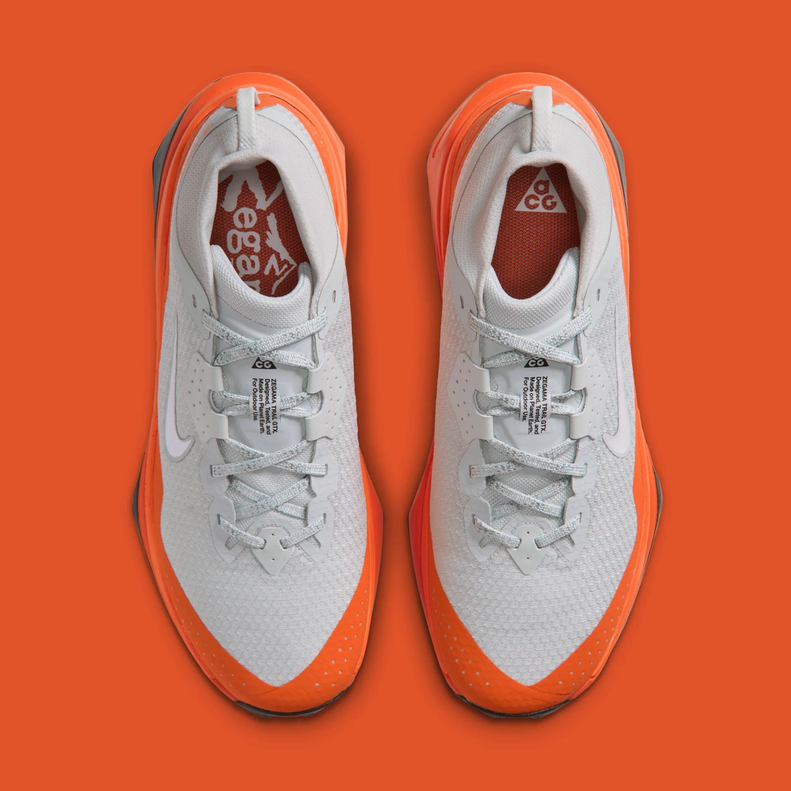 Nike ACG Zegama Trail Gore-Tex "Light Silver & Safety Orange" drops September 25th, 2026