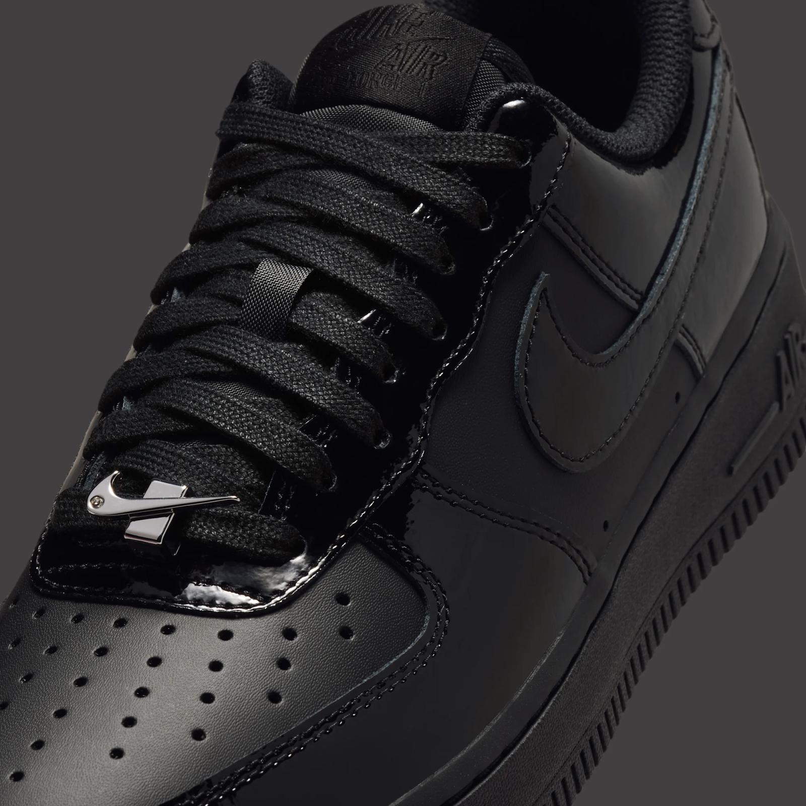Nike Air Force 1 Low W "Black Patent" drops April 1st, 2026