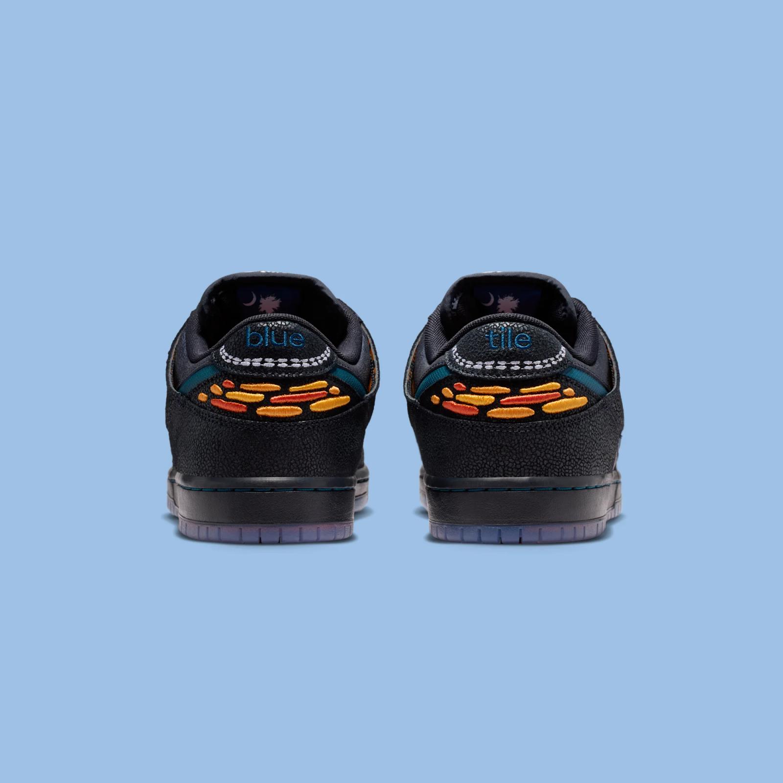 Bluetile x Nike SB Dunk Low Pro QS "Black & Marina" drops May 8th, 2026