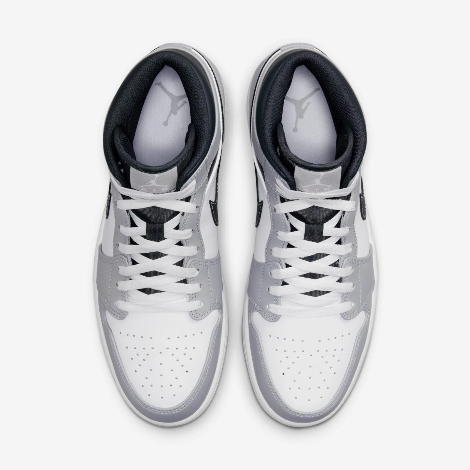 Air Jordan 1 Mid Light Smoke Grey 2025 Restock 554724-078