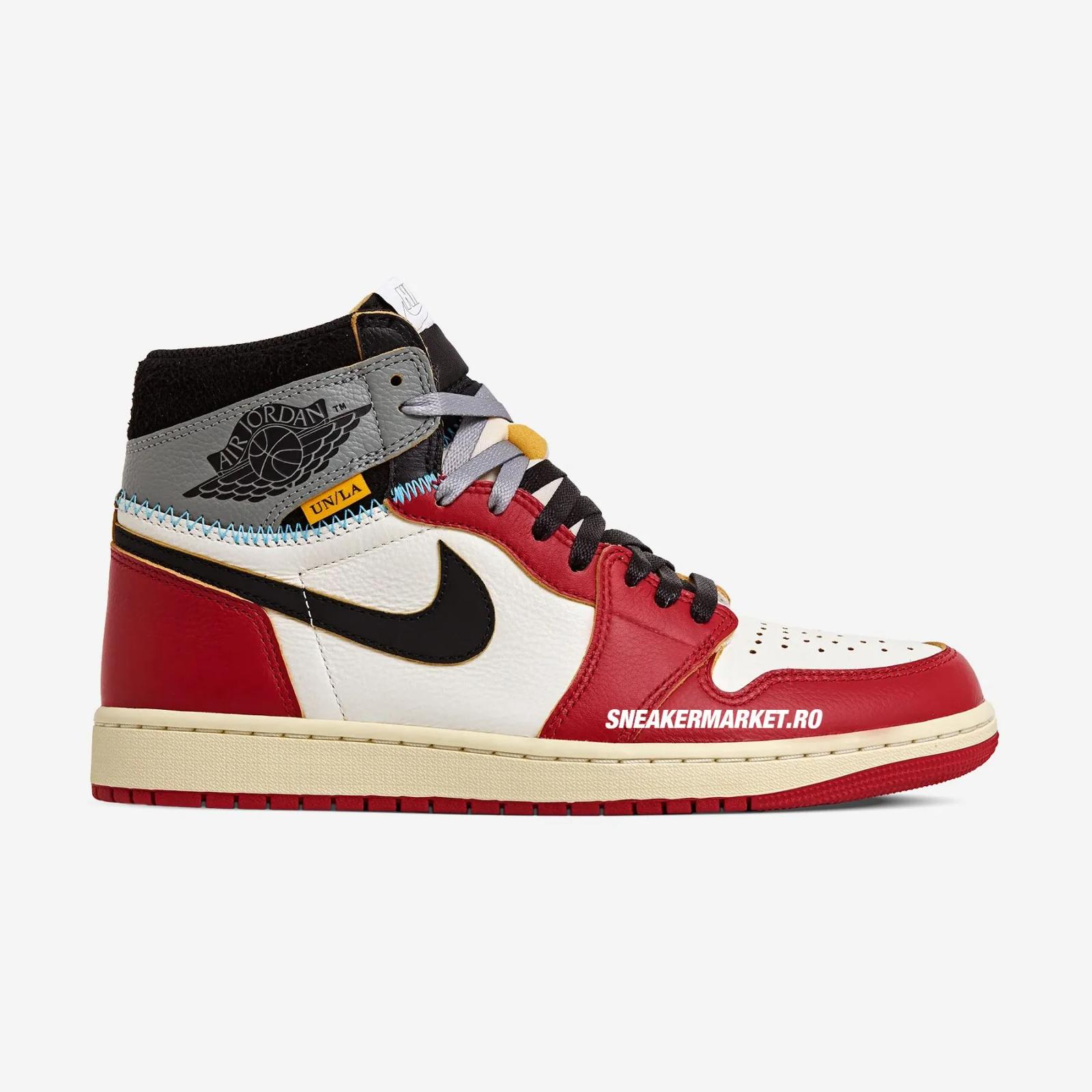 Union x Air Jordan 1 Retro High OG SP GH Varsity Red HV8563-600
