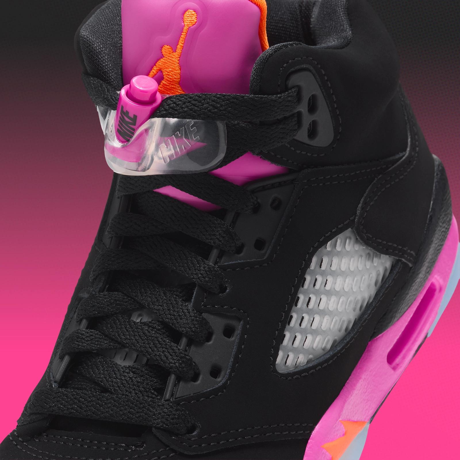 Air Jordan 5 Retro GS "Black & Fierce Pink" drops January 16th, 2027