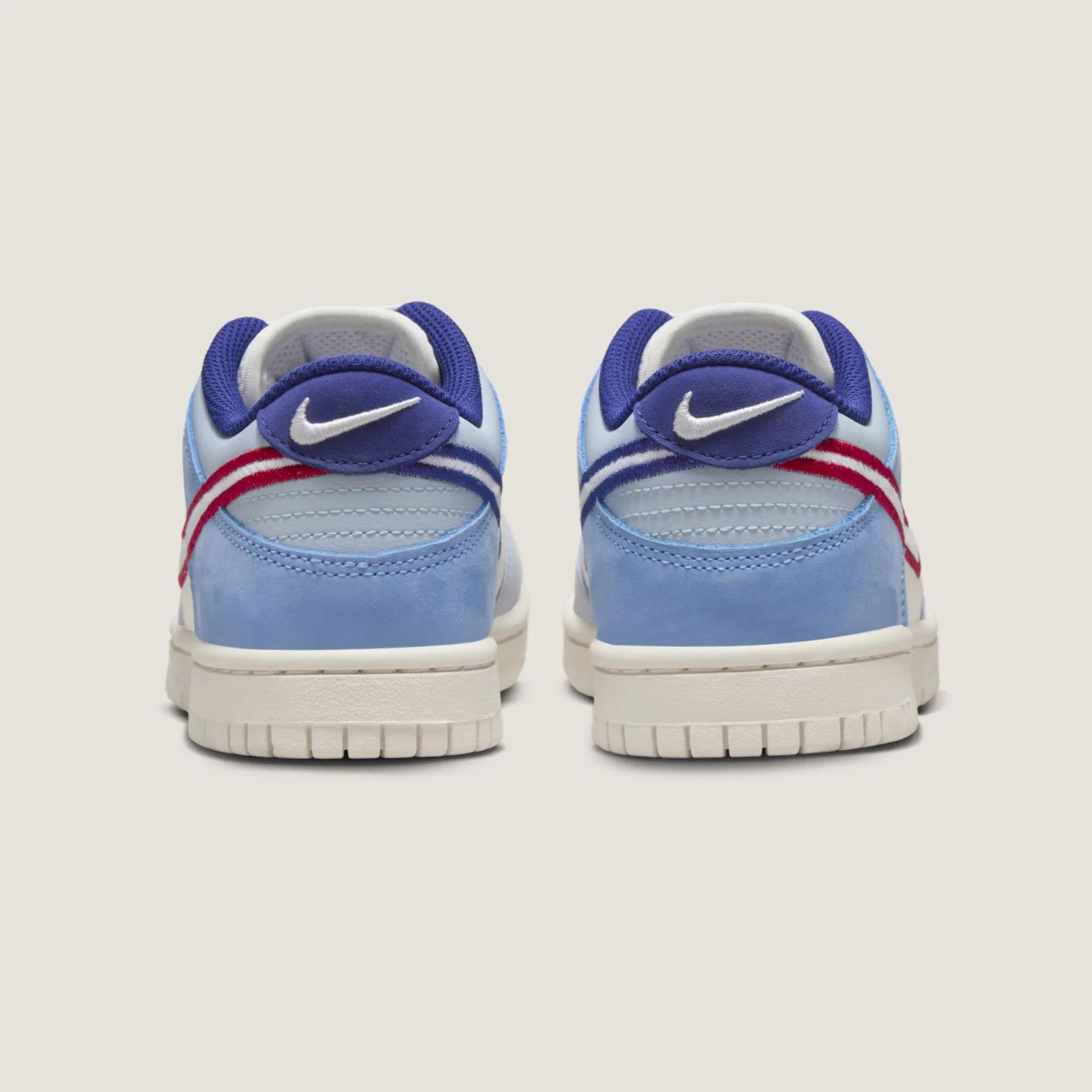 Nike Dunk Low GS Light Armoury Blue Gym Red