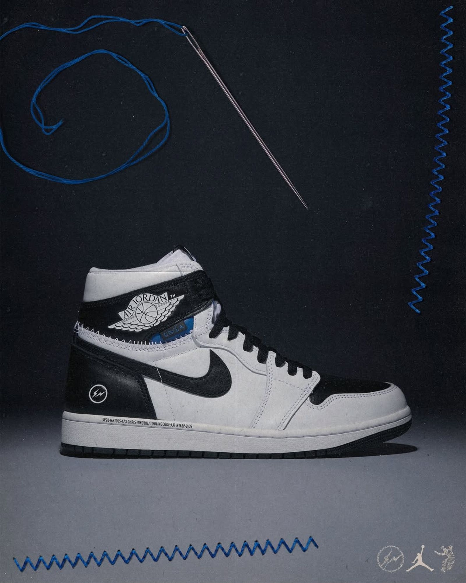 Fragment x Union LA x Air Jordan 1 Retro High OG SP “Black / White” Release Date 2026