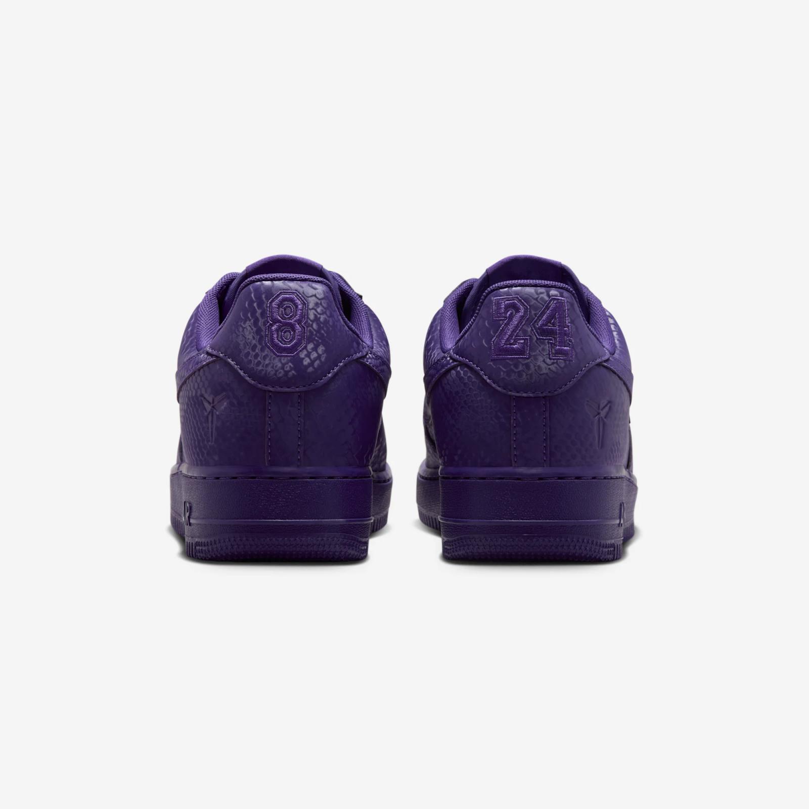Kobe Bryant x Nike Air Force 1 Low Court Purple IB0018-500 Release Date 2025