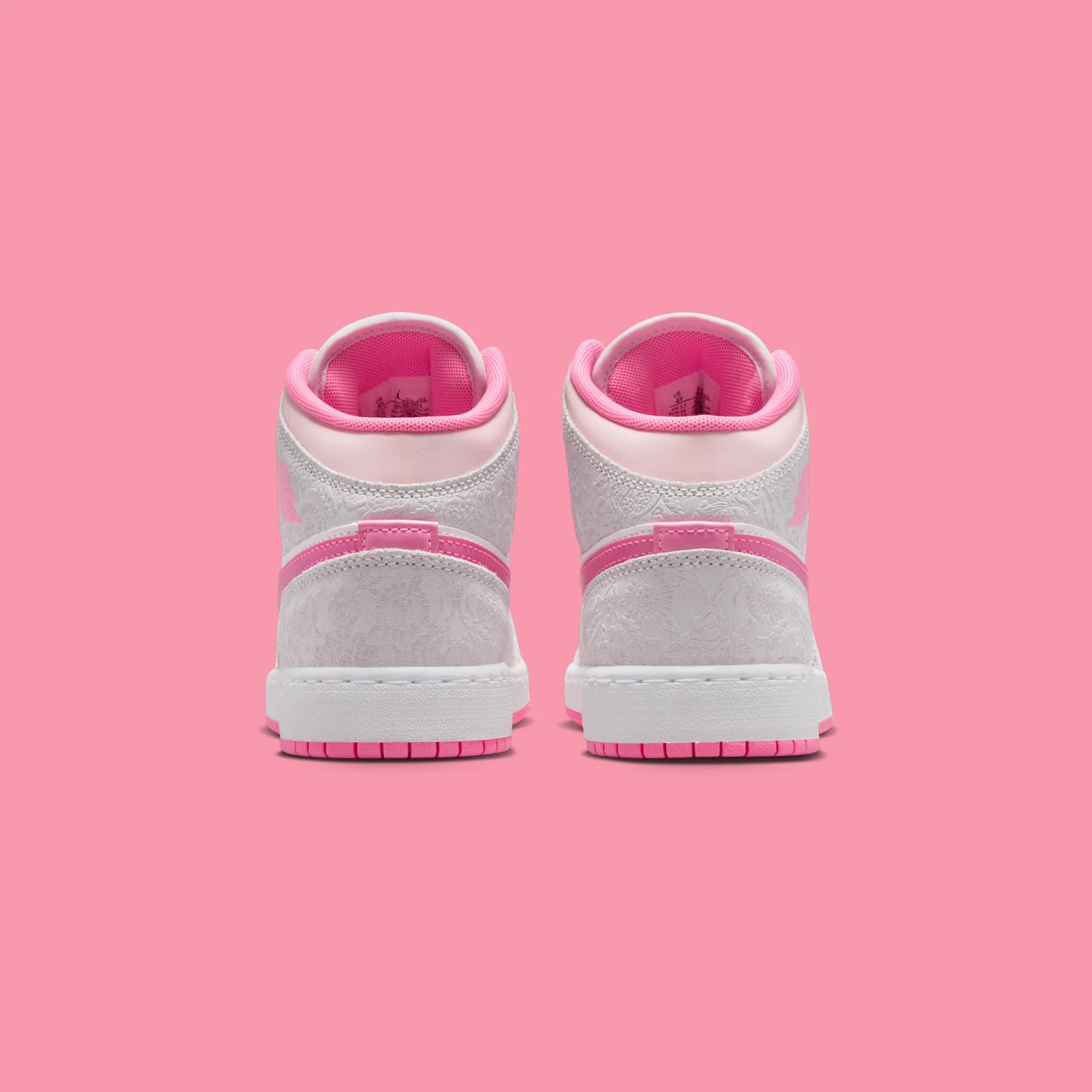 Air Jordan 1 Mid SE GS "Pink Bloom" drops April 1st, 2026