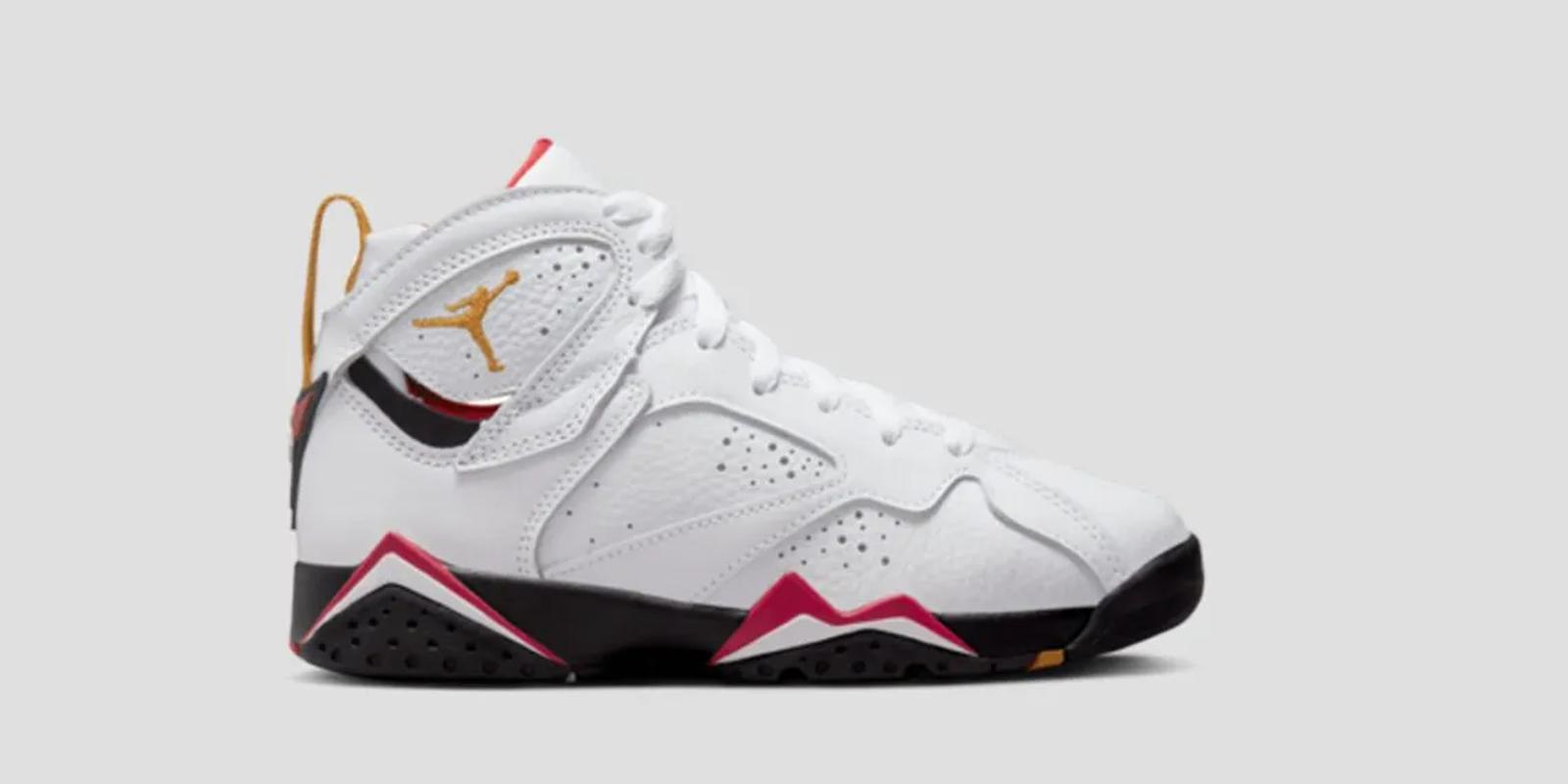 Air Jordan 7 Cardinals 1992 White Black Cardinal 130014-101