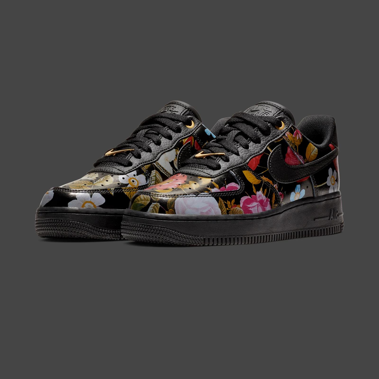 Nike Air Force 1 Low LX "Black Floral" returns in 2026
