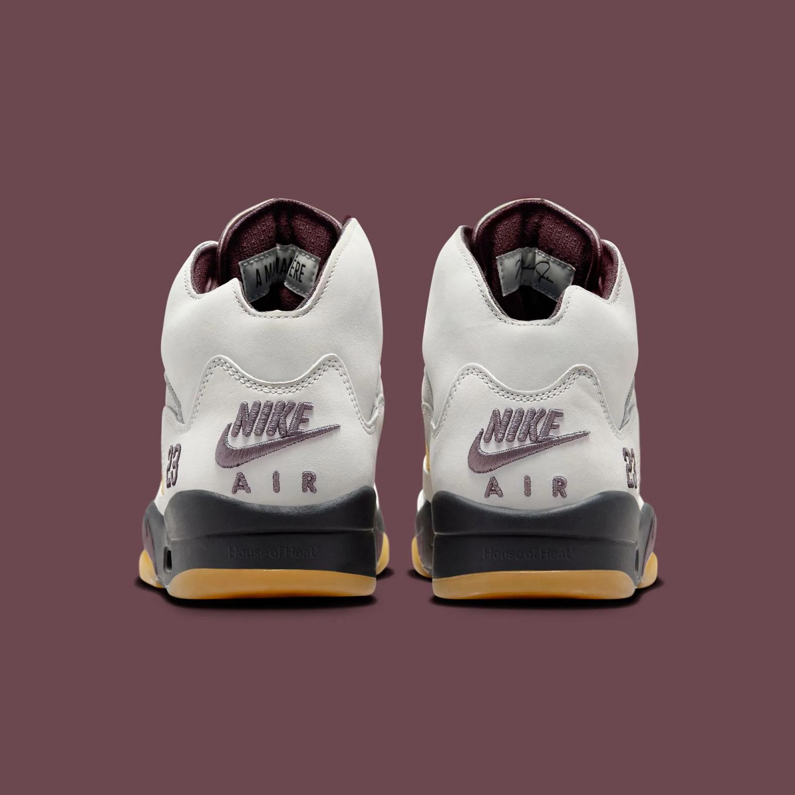 A Ma Maniere x Air Jordan 5 Retro Burgundy Crush IB1528-100