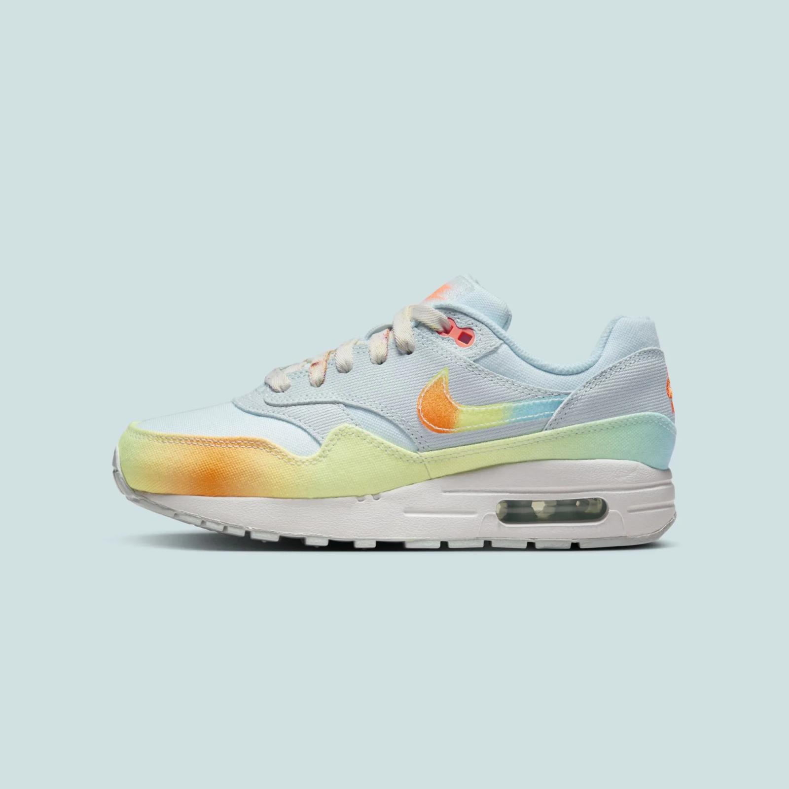Nike Air Max 1 GS Glacier Blue Total Orange