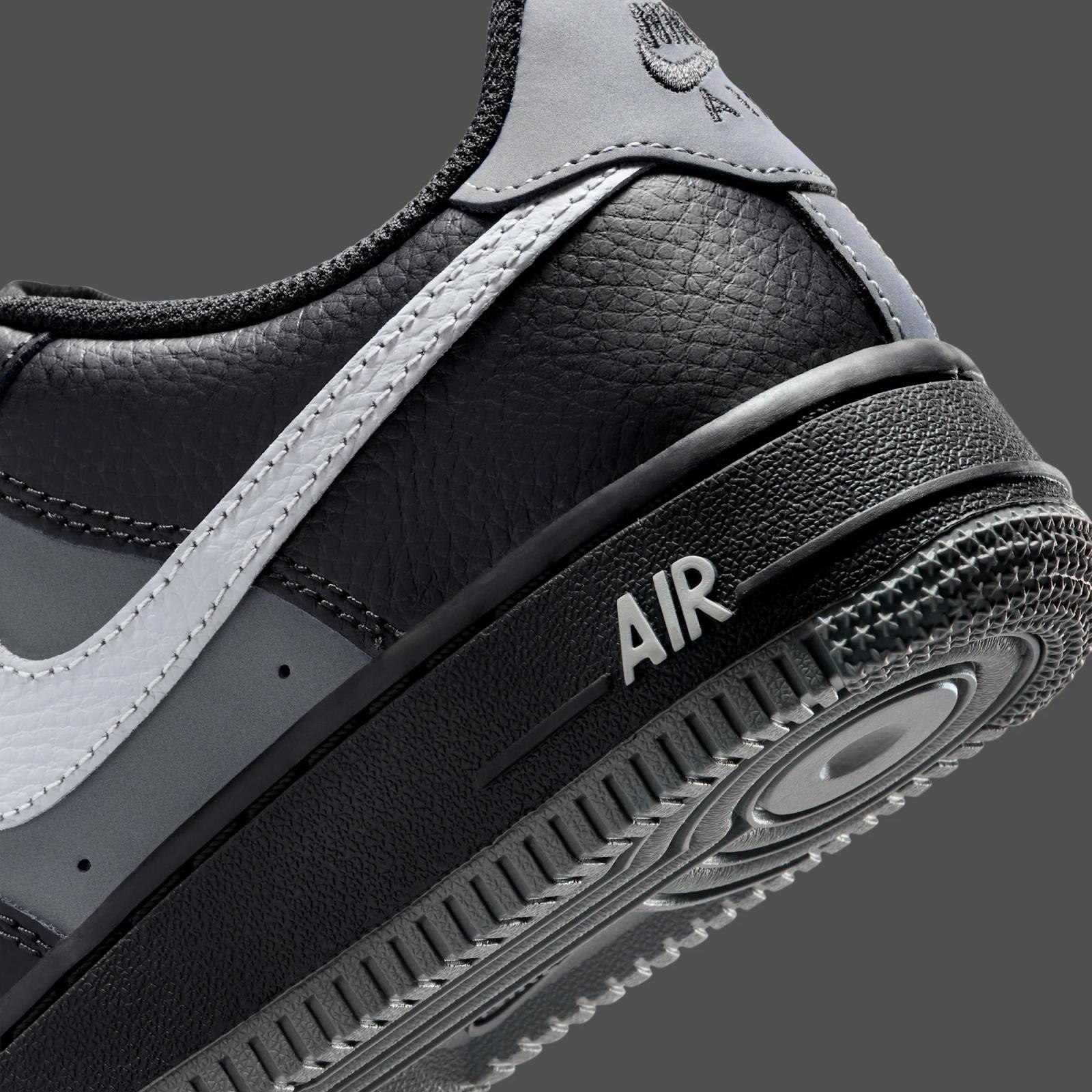 Nike Air Force 1 Low GS "Black & Iron Grey" drops April 1st, 2026