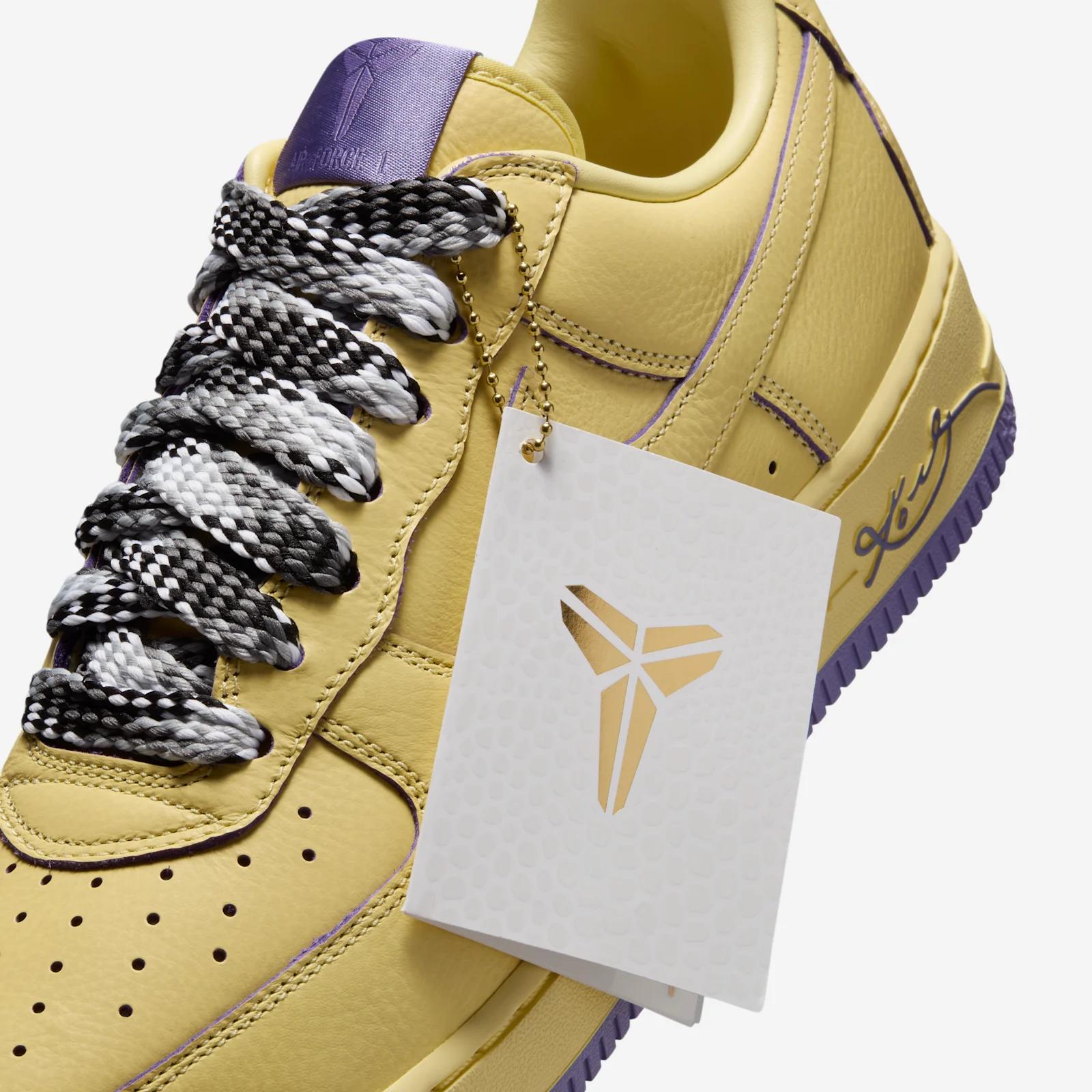 Kobe Bryant x Nike Air Force 1 Low Soft Yellow HV9408-700 Release Date 2025