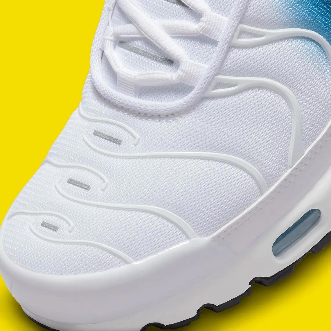 Nike Air Max Plus White Blue Yellow