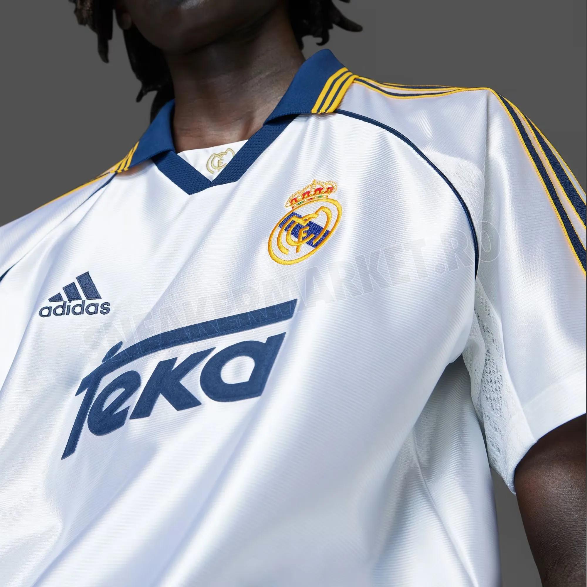 Adidas Football Real Madrid 1999 Reissue UCL 2000 Final Shirt