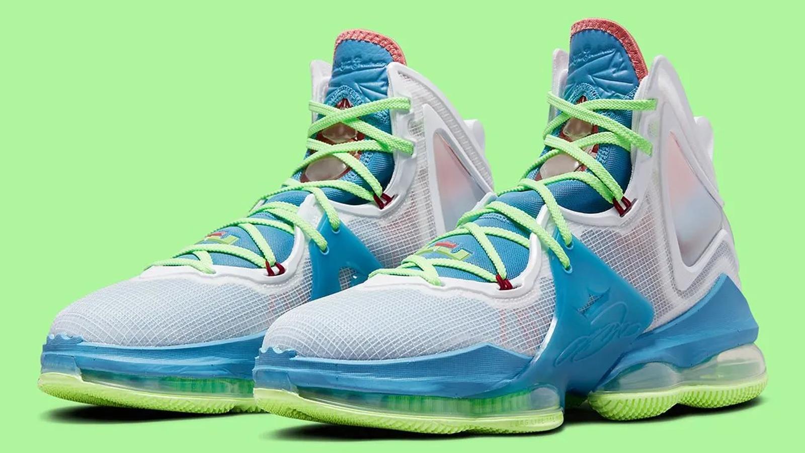Nike LeBron 19 Dutch Blue Lime Glow