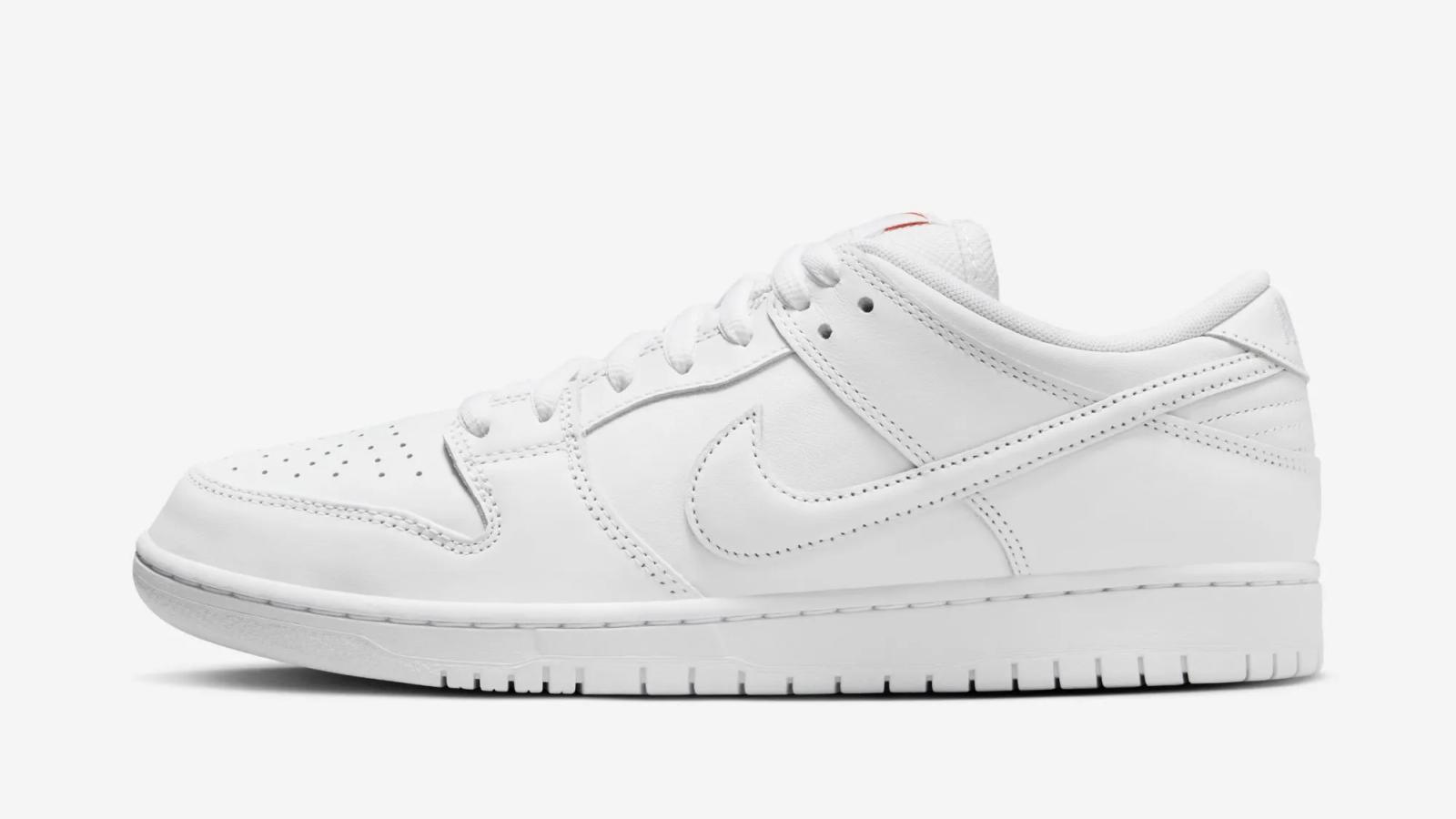 Nike SB Dunk Low Pro ISO Triple White