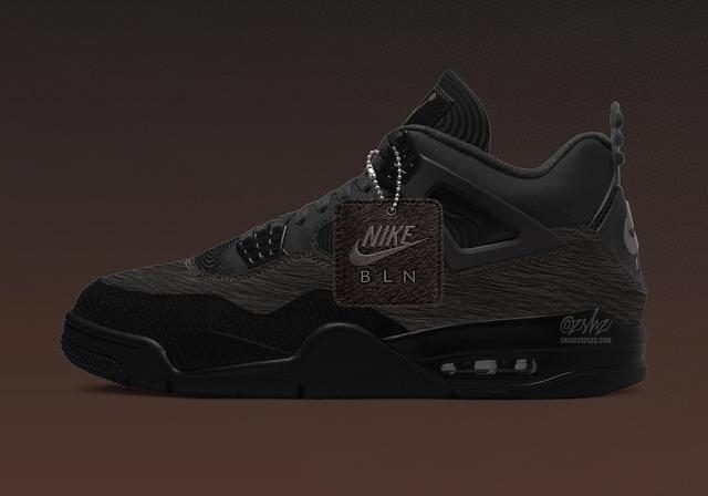 Air Jordan 4 Retro "Berlin Bear" Black/Cave Stone