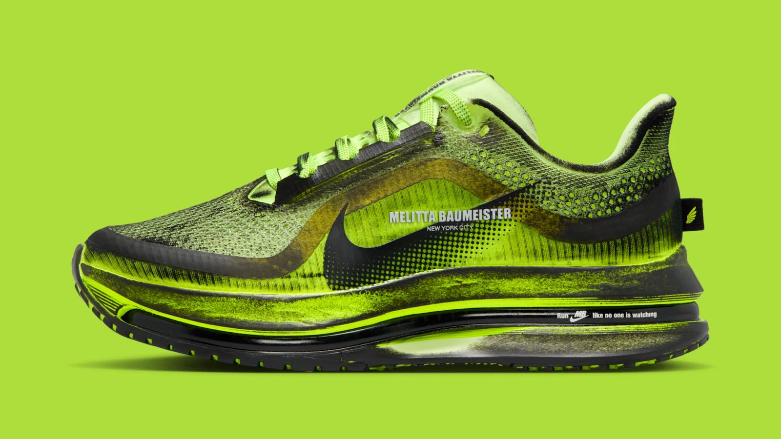 Melitta Baumeister x Nike Pegasus Premium SP "Volt" drops April 1st, 2026