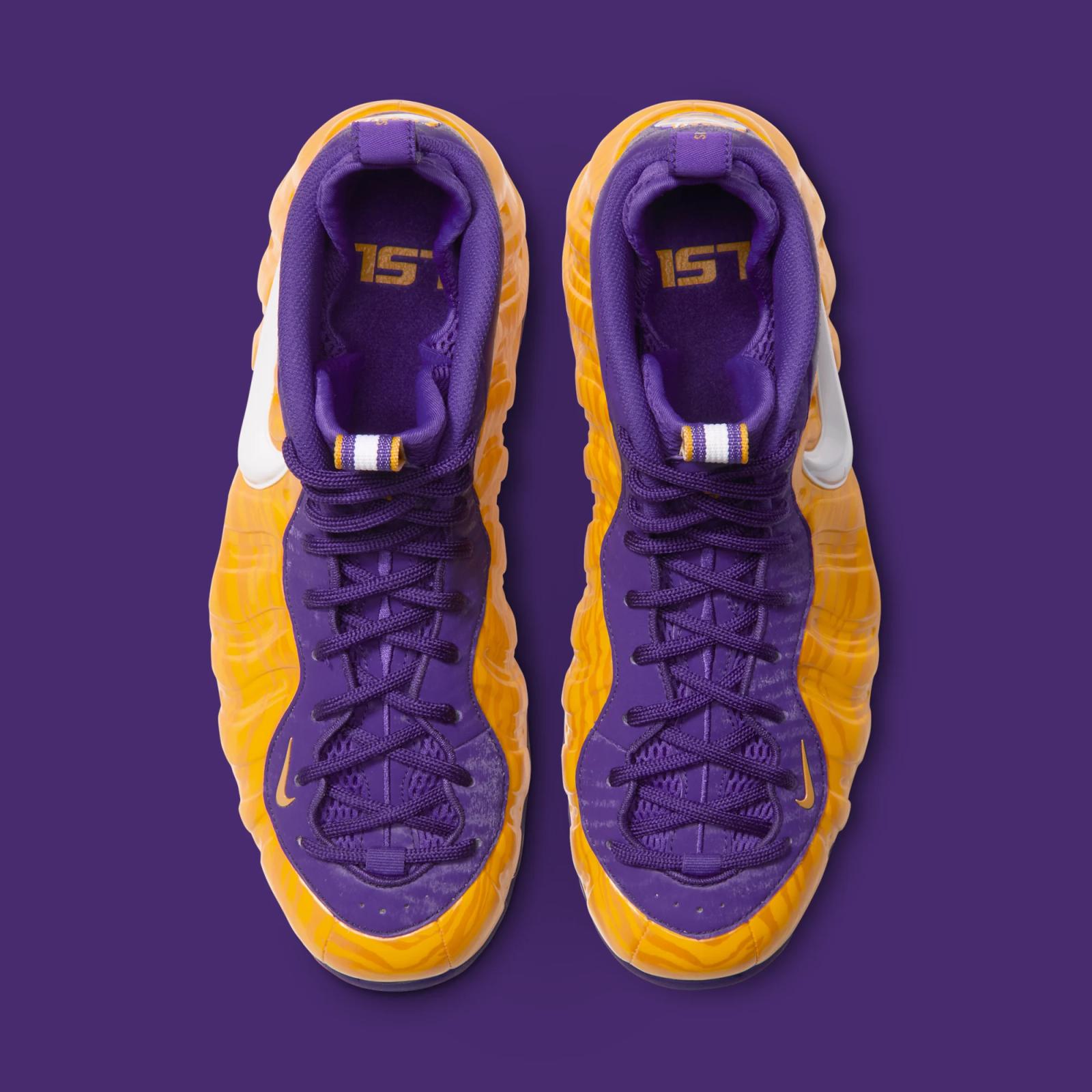 Nike Air Foamposite Pro "Louisiana Tigers" drops November 5th, 2026