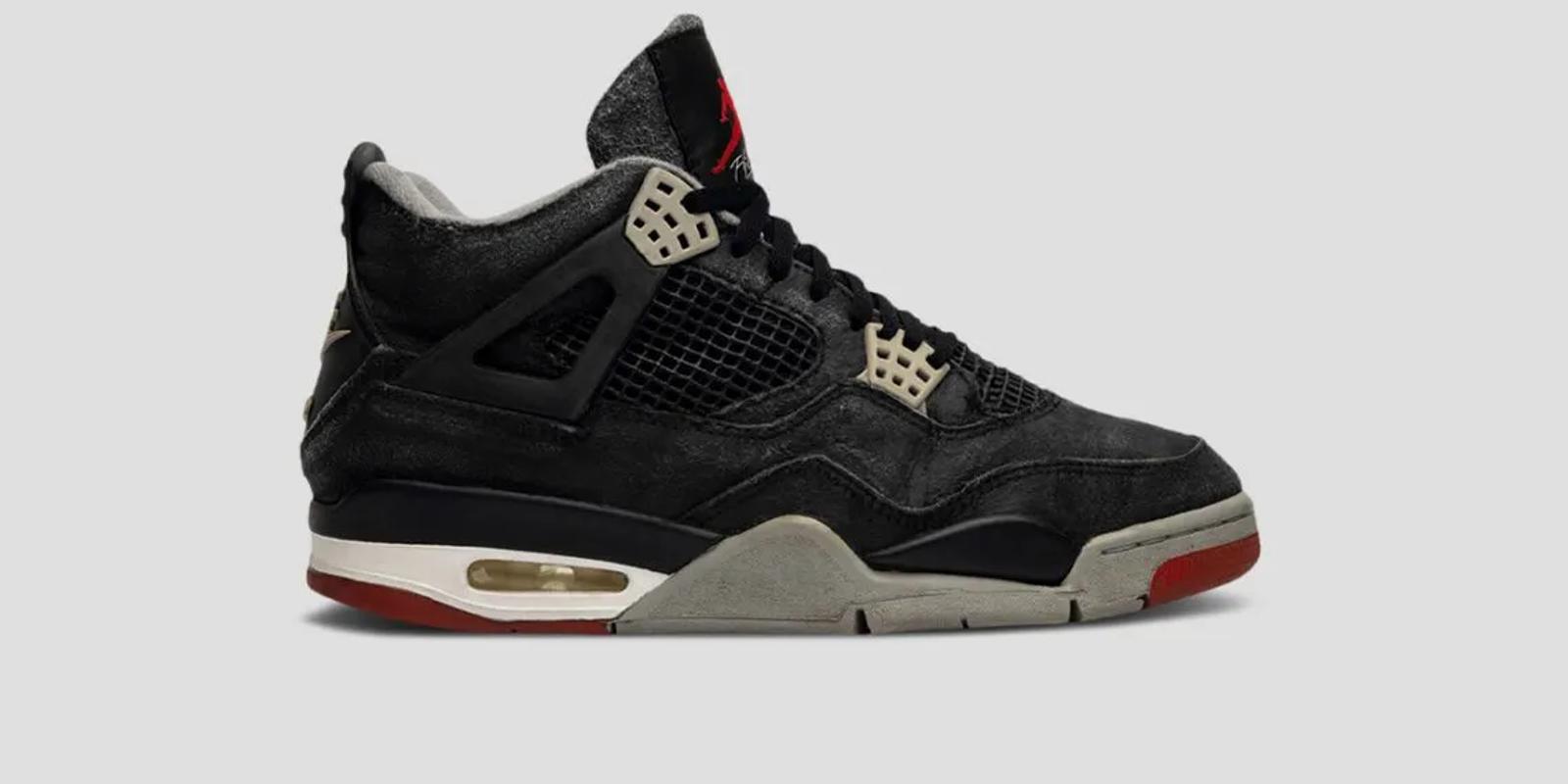 Air Jordan 4 Black Cement Bred 1989 Black / Cement Grey 4363