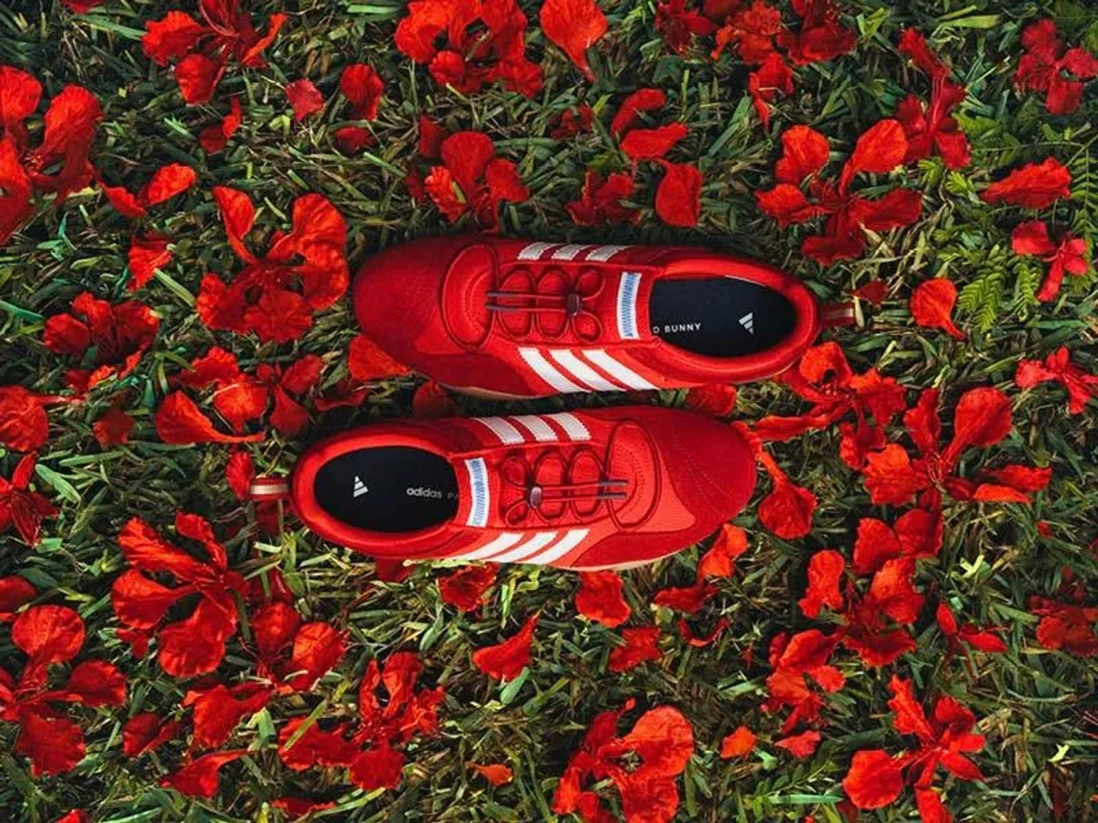 adidas Originals and Bad Bunny Return with the Ballerina in Vivid Red