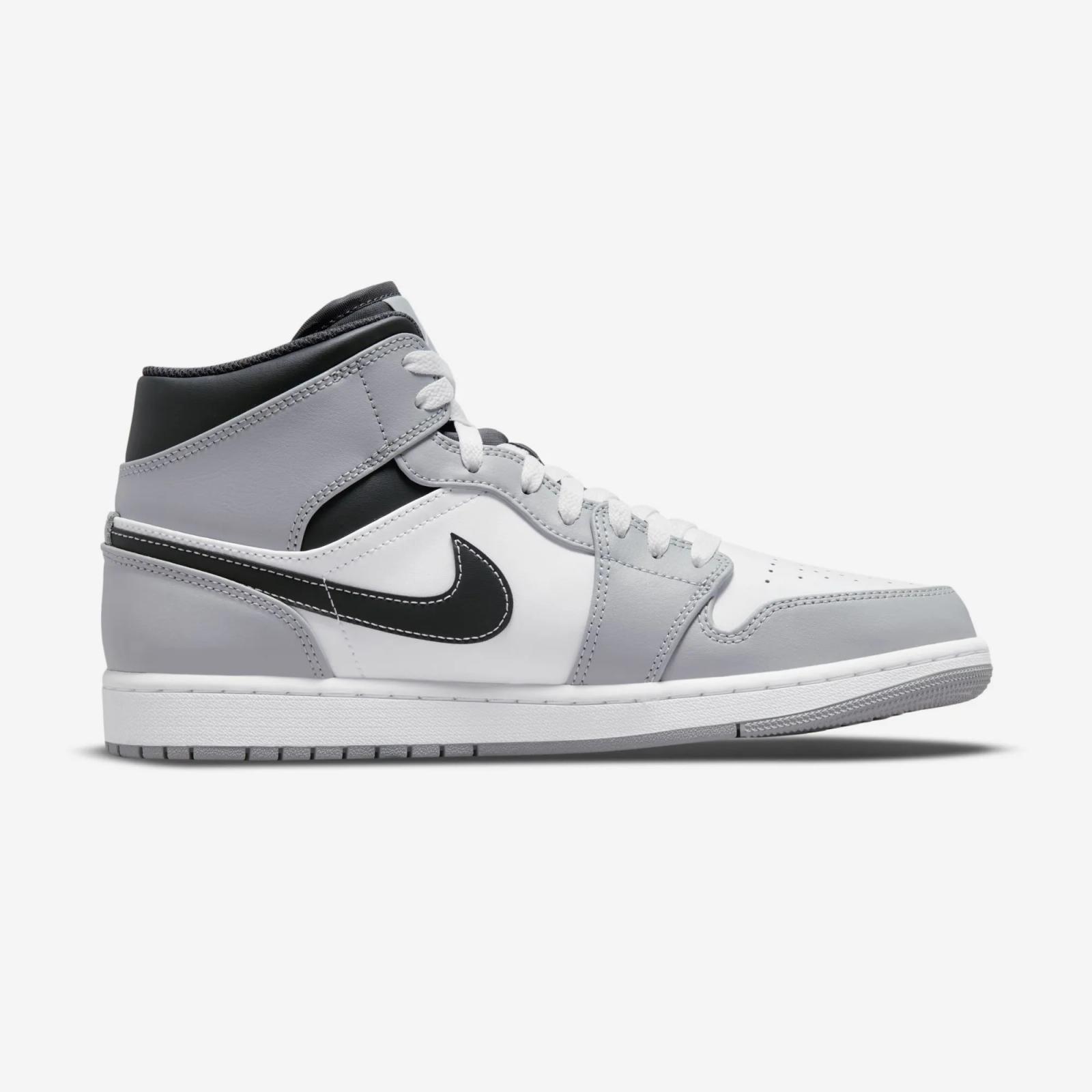 Air Jordan 1 Mid Light Smoke Grey 2025 Restock 554724-078