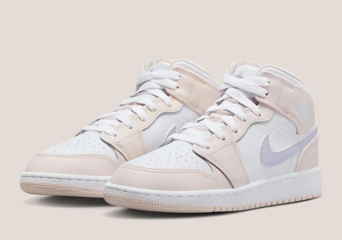 Air Jordan 1 Mid GS Pink Frost