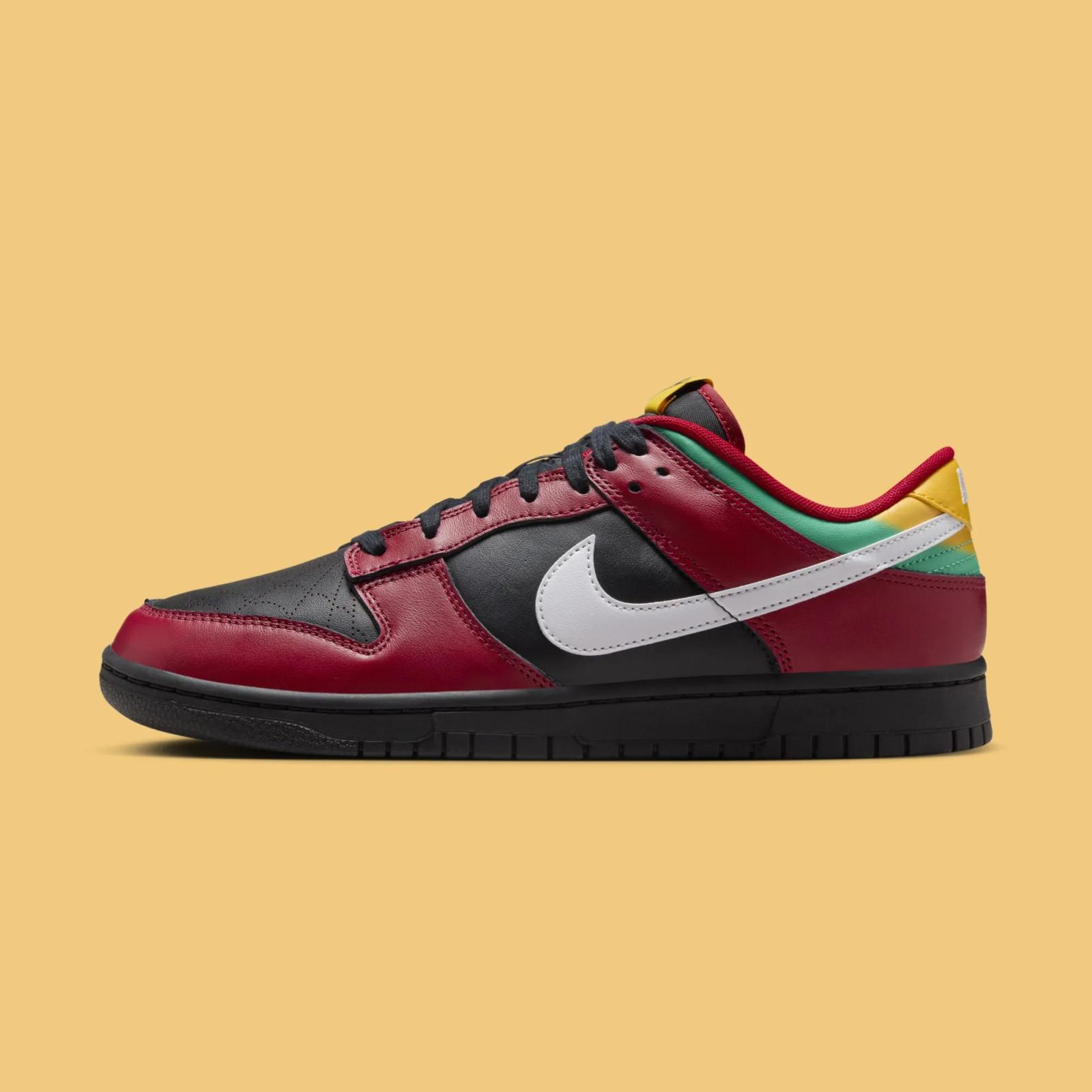Nike Dunk Low Retro LTD Gym Red Black