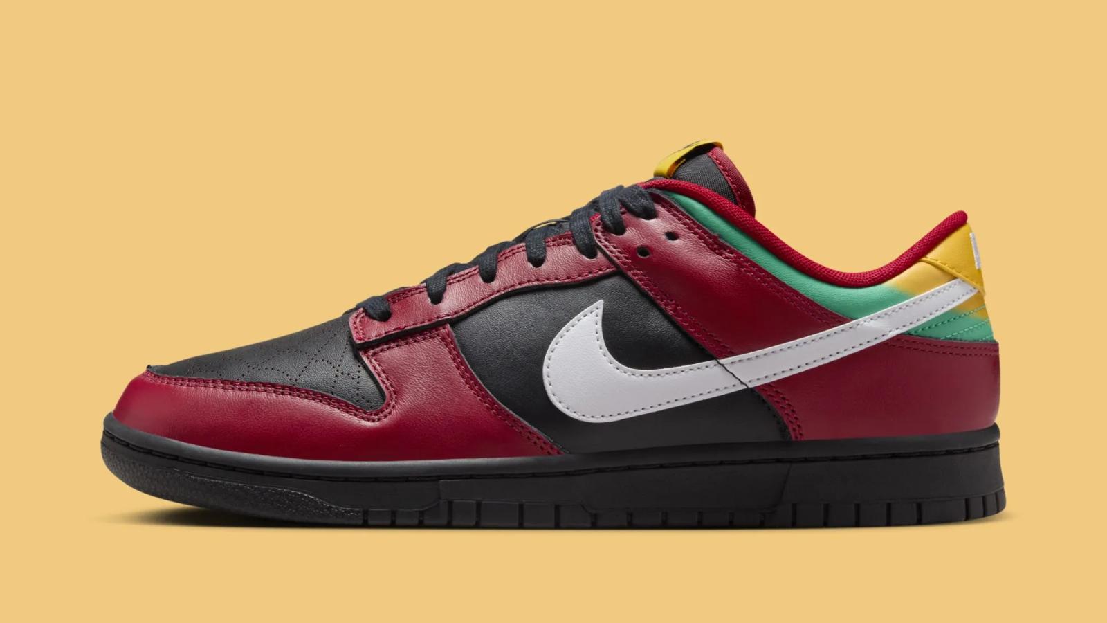 Nike Dunk Low Retro LTD Gym Red Black