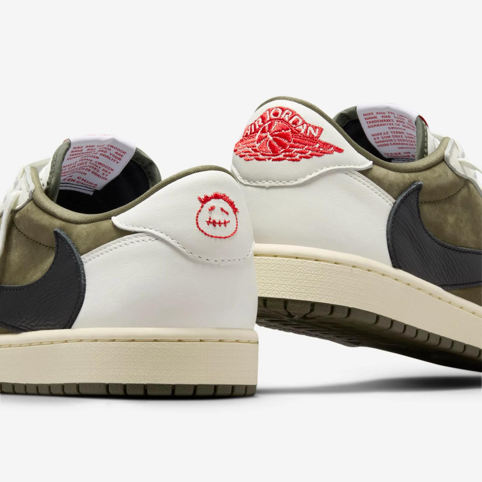 Travis Scott x Air Jordan 1 Low OG Medium Olive DM7866-200