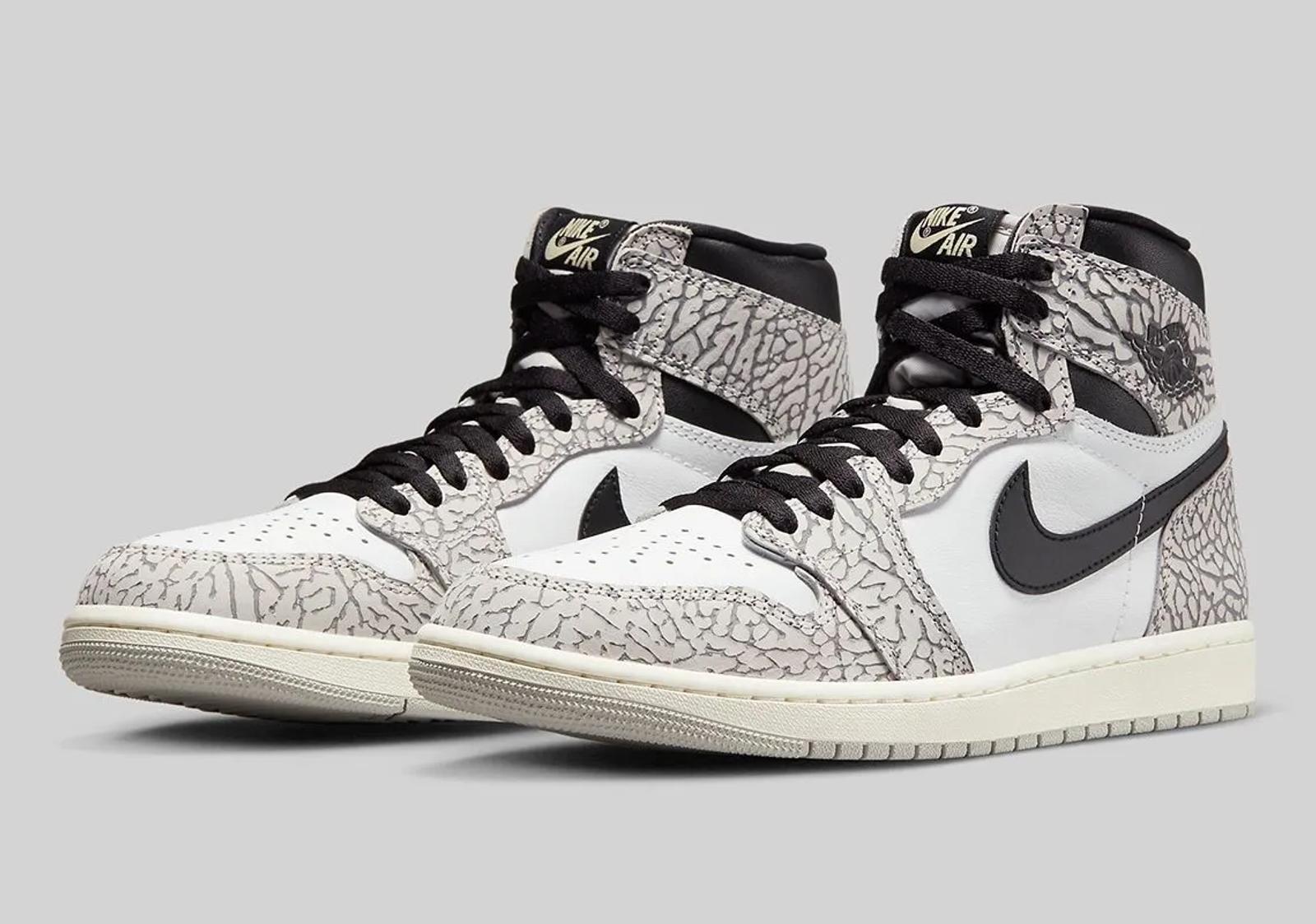 Air Jordan 1 Retro High OG White Cement