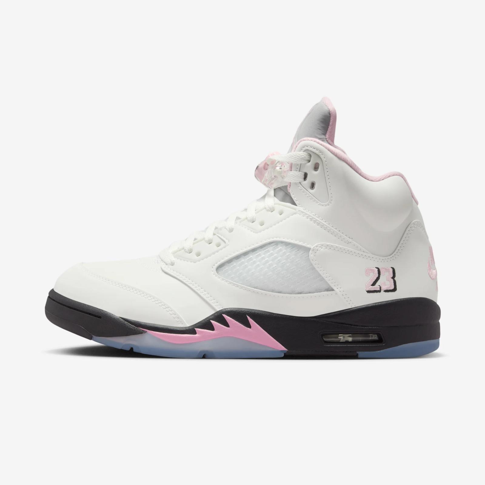 Air Jordan 5 Retro “White / Medium Soft Pink”