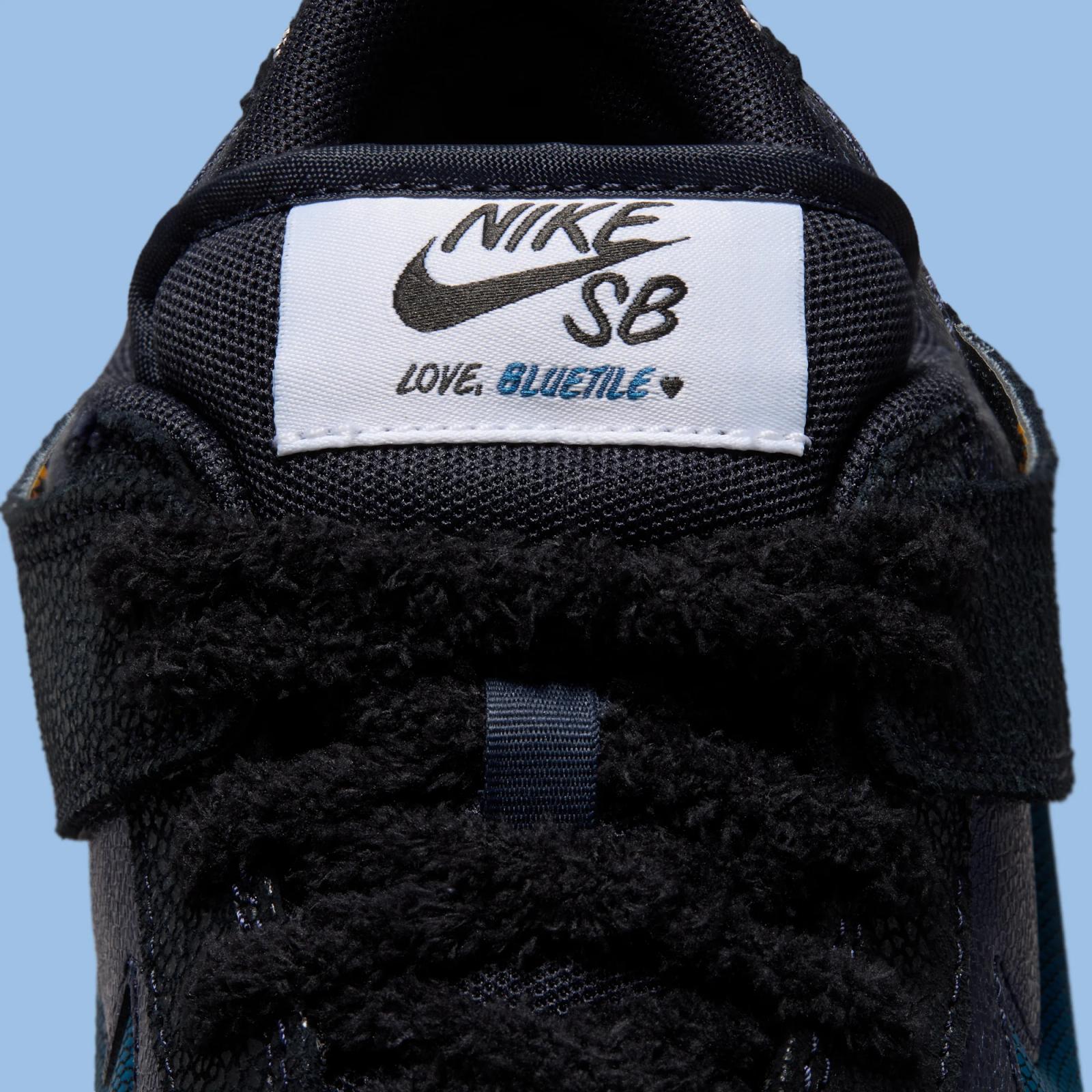 Bluetile x Nike SB Dunk Low Pro QS "Black & Marina" drops May 8th, 2026