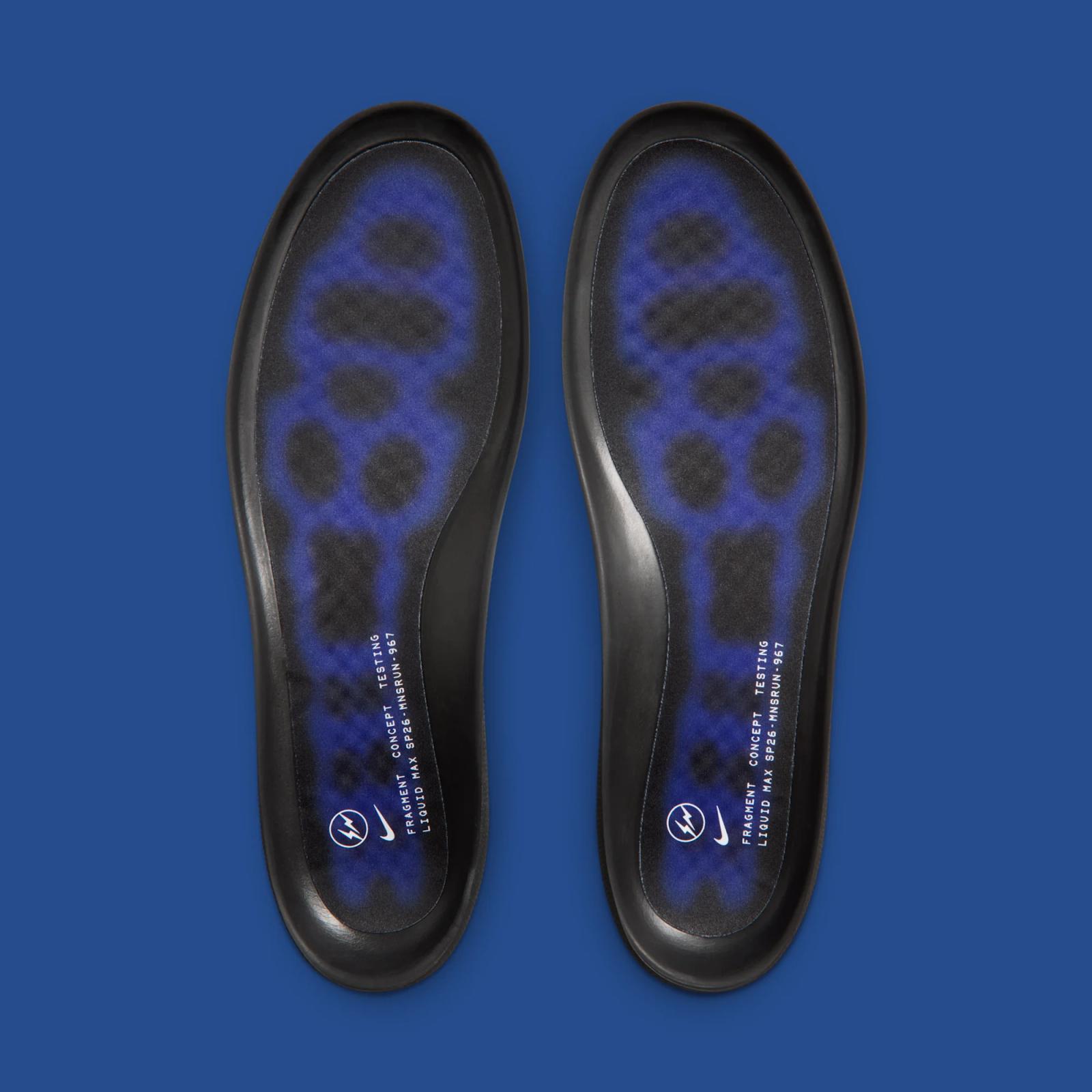 Fragment x Nike Liquid Max "Black" drops in 2026