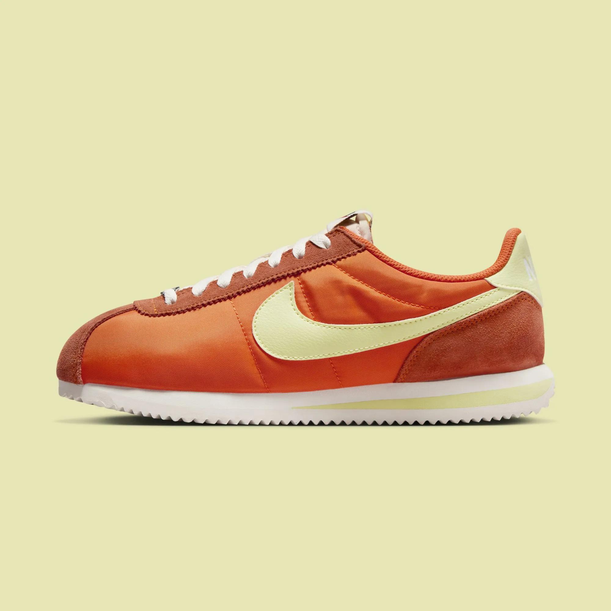 Nike Cortez Textile “Safety Orange / Life Lime”