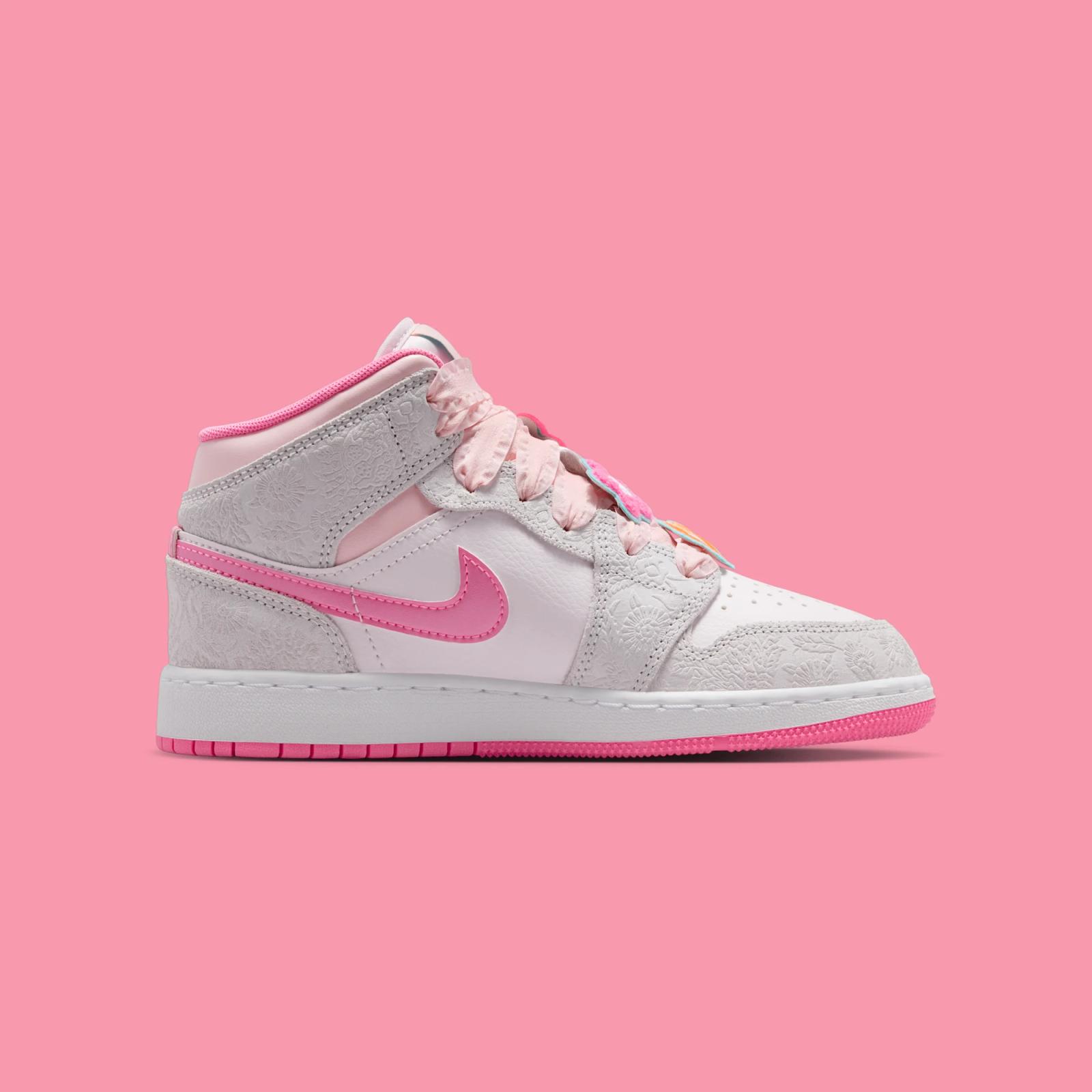 Air Jordan 1 Mid SE GS "Pink Bloom" drops April 1st, 2026