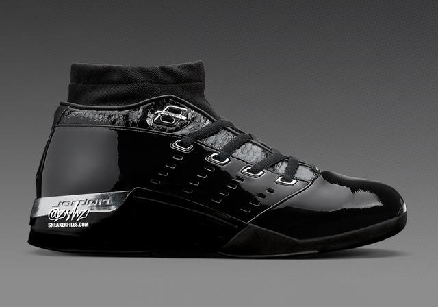 Air Jordan 17 Retro "Black Patent" Black/Black/Metallic Silver