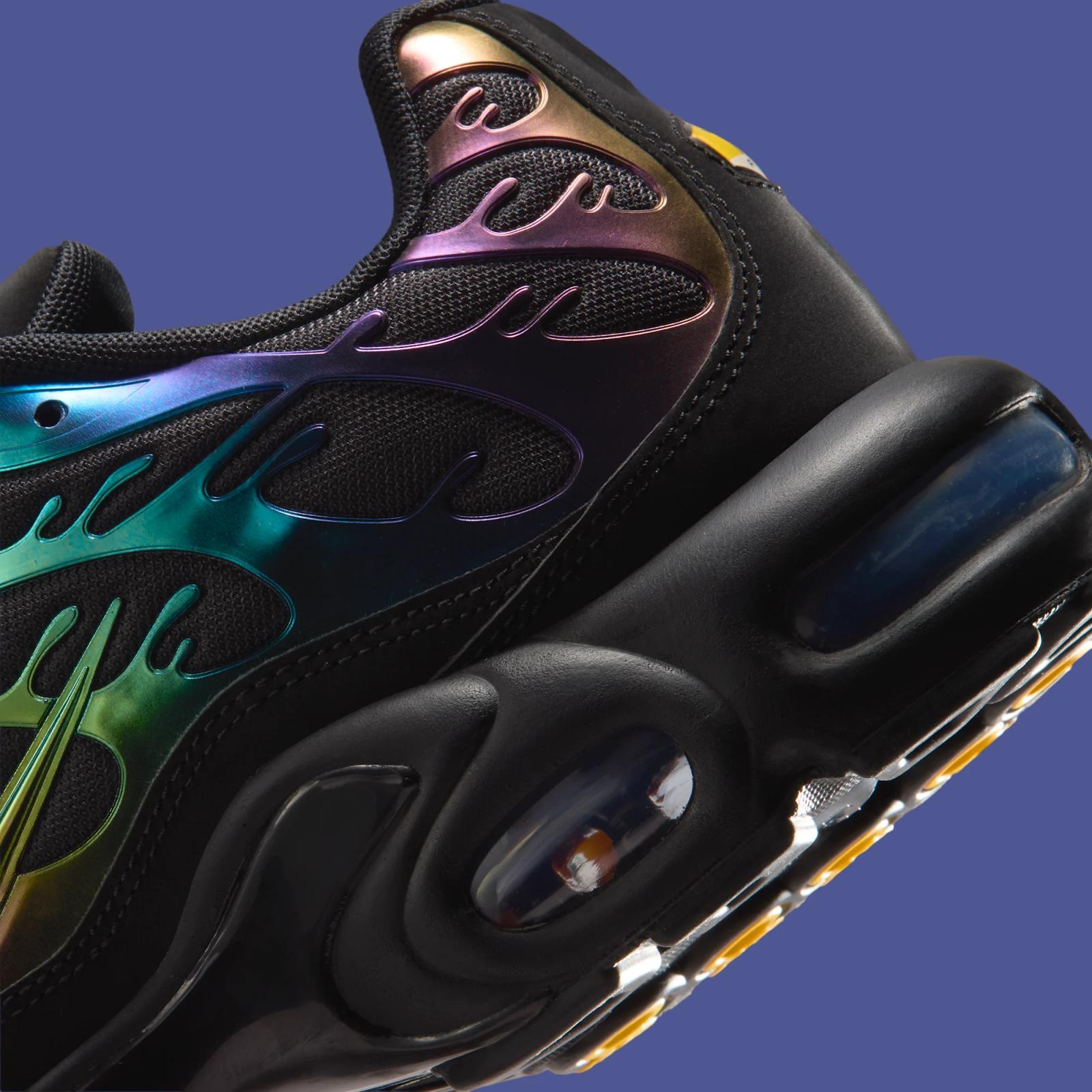 Nike Air Max Plus OG Premium "Black & Multi-Color" drops August 1st, 2026