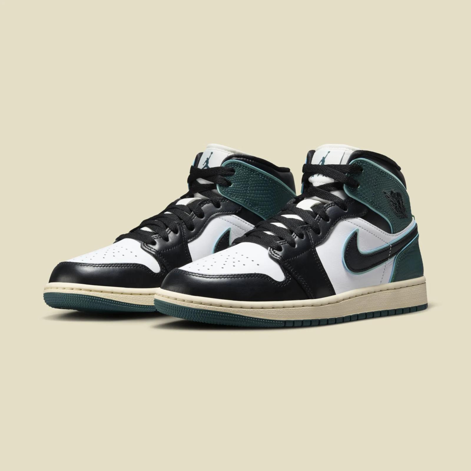Air Jordan 1 Mid SE Light Dew / Oxidized Green FQ7818-100