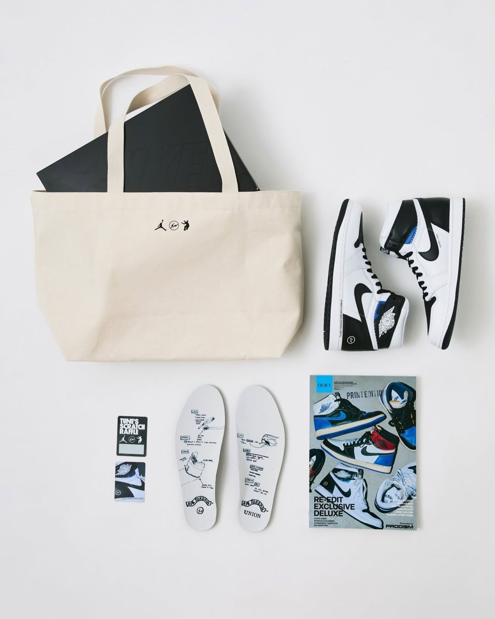 Fragment x Union LA x Air Jordan 1 Retro High OG SP “Black / White” Release Date 2026